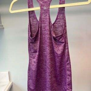 Purple Lululemon tank Size 6